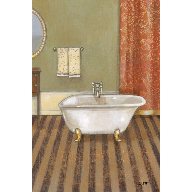 Upscale Bath II by Norman Wyatt Jr. - Wrapped Canvas Painting, 46cm H x 30cm W x 3.8cm D