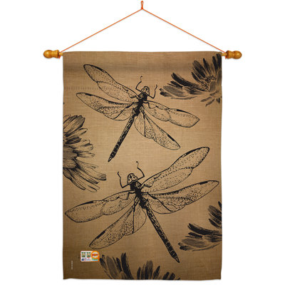 Double Sided 40'' H x 28'' W Polyester Animal Flag Set