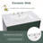 60 Inch Double Sink Bathroom Vanity with Ample Storage, Retro Design, and Durable Materials for Modern Bathrooms