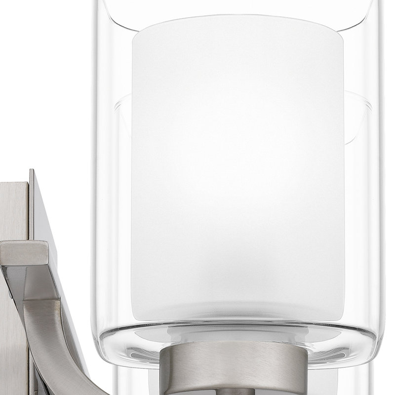 Éclairage pour meuble-lavabo à 3 lumières à intensité variable Roseville, Nickel brossé