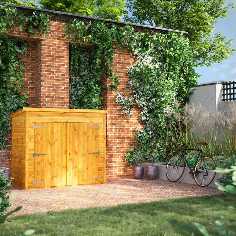 Powersheds Pent Timber Tongue & Groove Bike Shed
