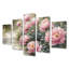 Pivoines le long du jardin Pth I - le long des pivoines, décoration murale - art mural traditionnel diamant