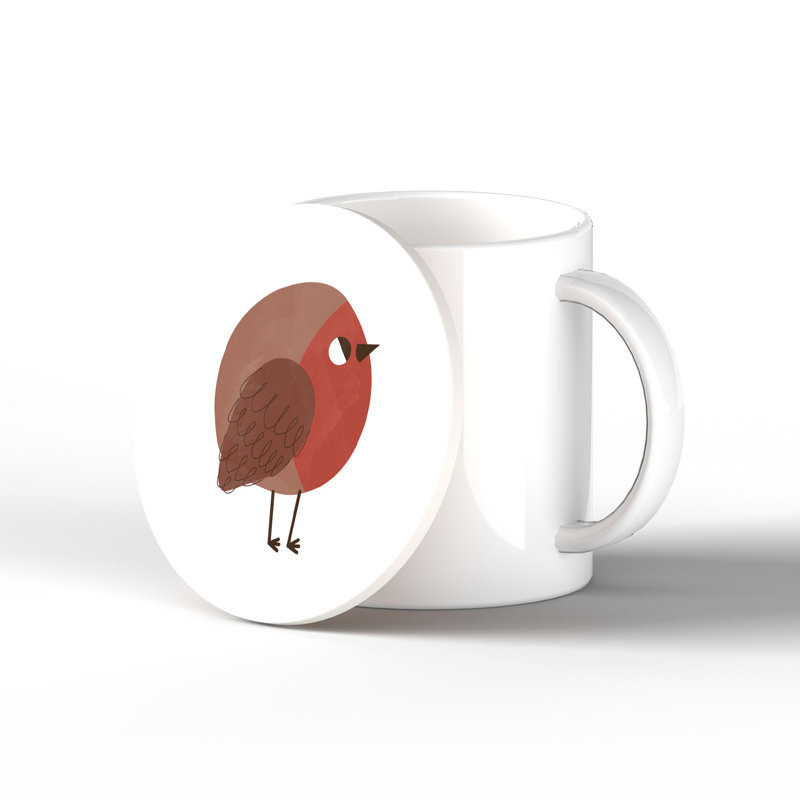 Carley Ceramic Round 1 Piece Coaster