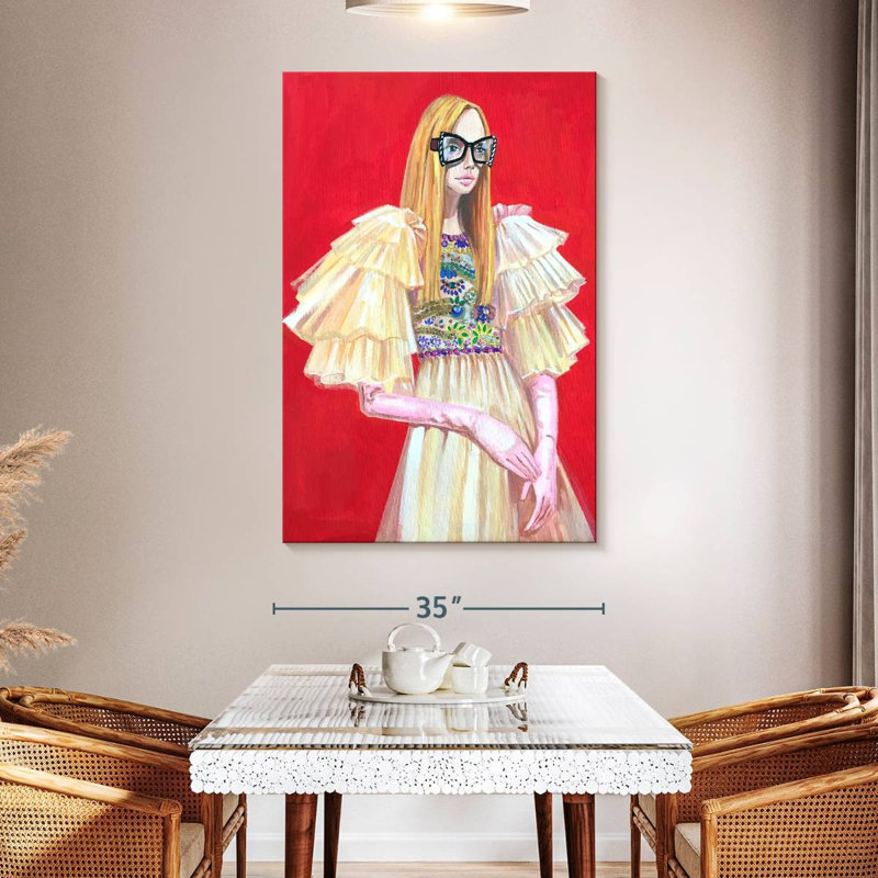 Shuttleworth Glamorous Lady, 51" H x 34" W