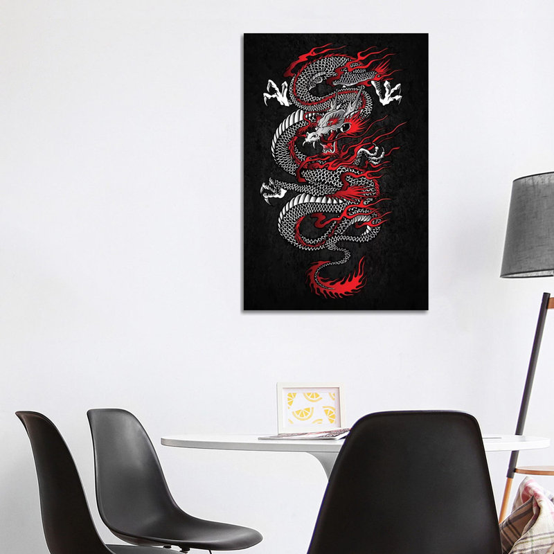 Asian Dragon by Cornel Vlad - Wrapped Canvas Print, 101.6 cm H x 66.04 cm W