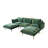 Nedek Upholstered 111.02'' Wide Velvet Reversible Modular Sofa & Chaise,5-Piece-1289752408