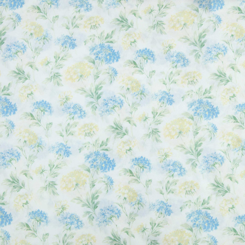 Ensemble de draps Laura Ashley, Ensemble de draps pour grand lit avec 2 taies d'or, Edwina Blue