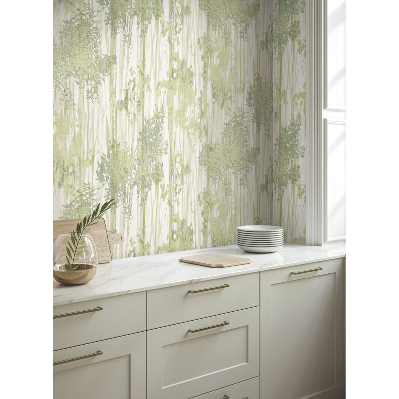 Papier peint Aspen Grove, Vert