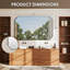 Miroir mural de salle de bain Kellett-31346789-31346788