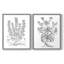 Reproduction encadrée V-Premium de B & W Plant - prêt à être accroché - aucun clou requis - aucun clou requis-1747869564-1747869562