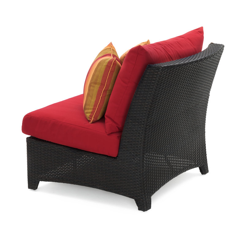 Deco 6 Piece Setting Group with Cushions, Canvas Jockey Red Sunbrella® Canvas
