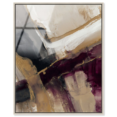 "Royal Alchemy II", reproduction d'art acrylique encadrée par Art Remedy, cadre argenté, 36 x 45