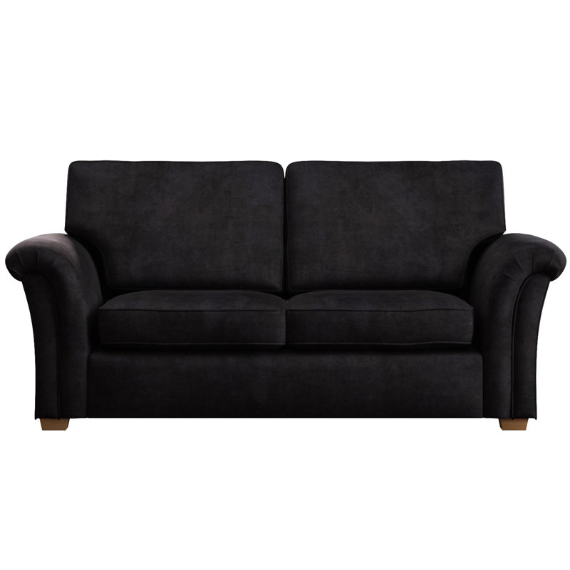 Castleacre Three Seater and Two Seater, Fixed Back, Ebony
