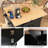 55.75"W Kitchen Island With Leaf And Locking Wheel-1486593628