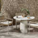 Gali 41.75'' Metal Outdoor Dining Table