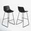 Tabouret de comptoir en simili cuir Aiyana-1260657413-1290092180