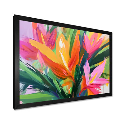 Bouquet tropical de palmiers III - Bouquet d'art mural