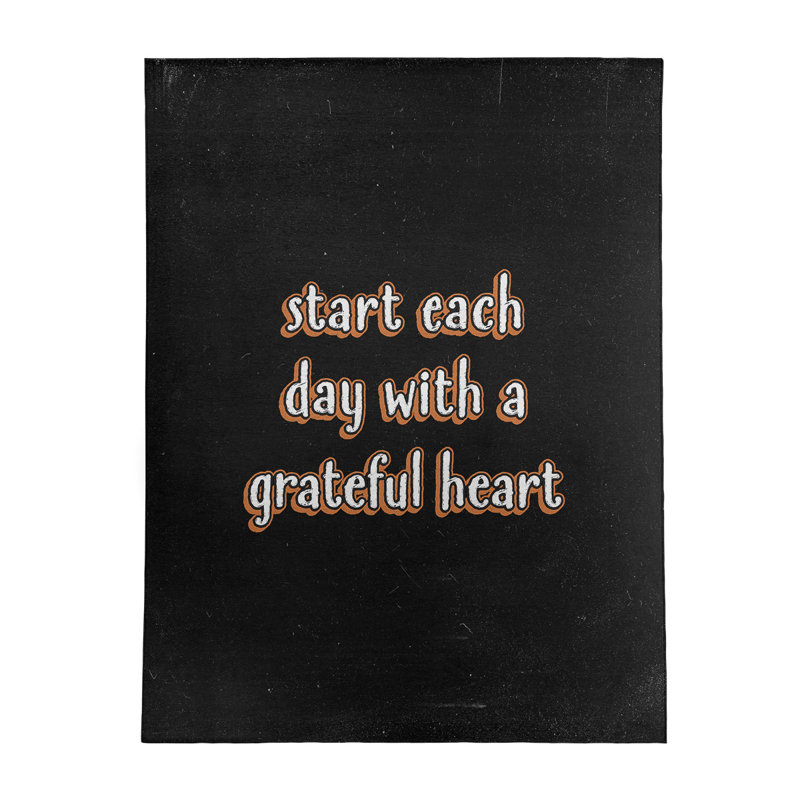 Tapis en chenille de polyester style citations, Rectangle 8 pi x 10 pi