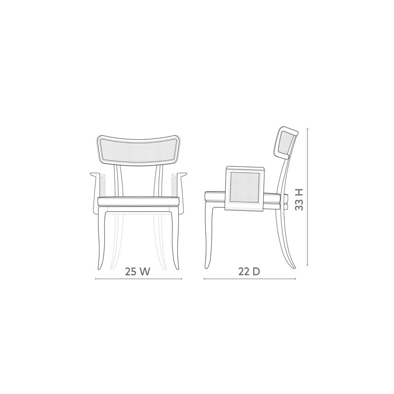 Arm Chair, Espresso