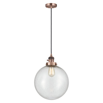 1 - Light Single Globe Pendant