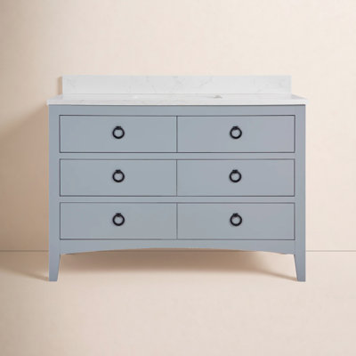 Teoni 48" Oak Single Bathroom Vanity