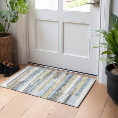 Premium Machine Washable Prisco Gray Rug