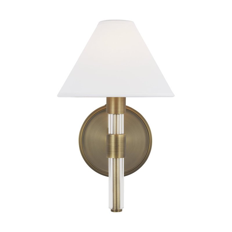 Robert Dimmable Bath Sconce, Time Worn Brass
