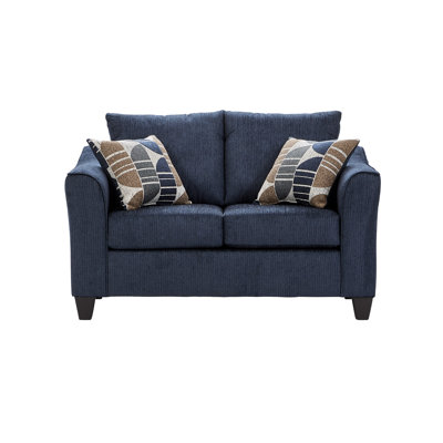  1250 Upholstered Loveseat, Rocket Navy