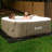 ALEKO 120 Volt 6 Person Vinyl Square Inflatable Hot Tub-32701846