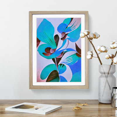 Beautiful Abstract Flowers No.4 - Single Picture Frame Print