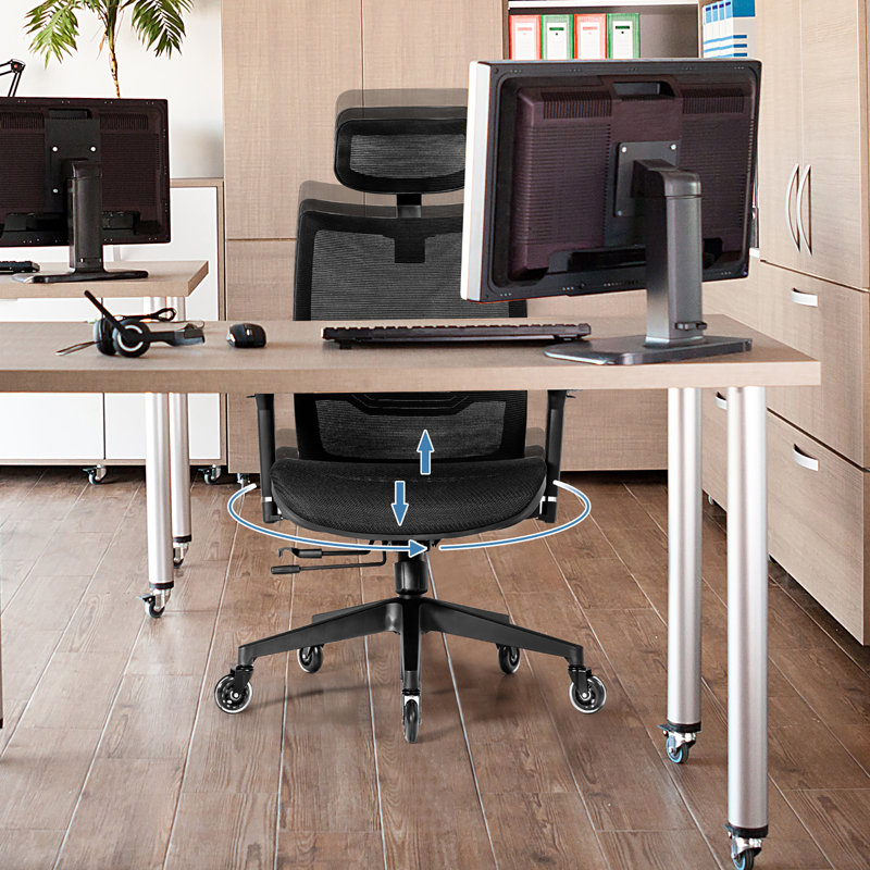 Cherle Mesh Task Chair with Headrest