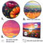 «Calming Pastel Horizon Flowers Fields I», reproduction sur toile-735032349-735032348