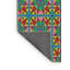 Tapis décoratif floral bleu-2033705863