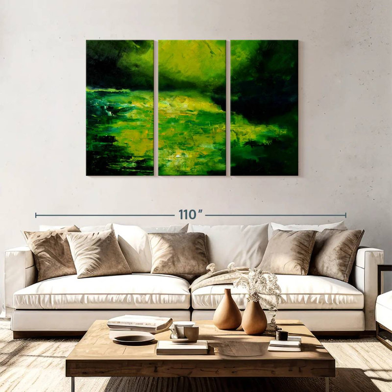 Avery Green Harmony, 48" H x 74" W