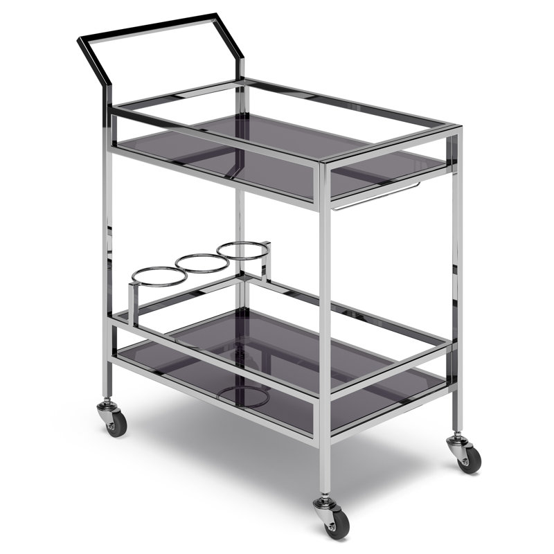 Moderne - Chariot-bar 26 po - Chrome