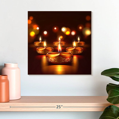 Bougies brûlantes Lelend Diwali