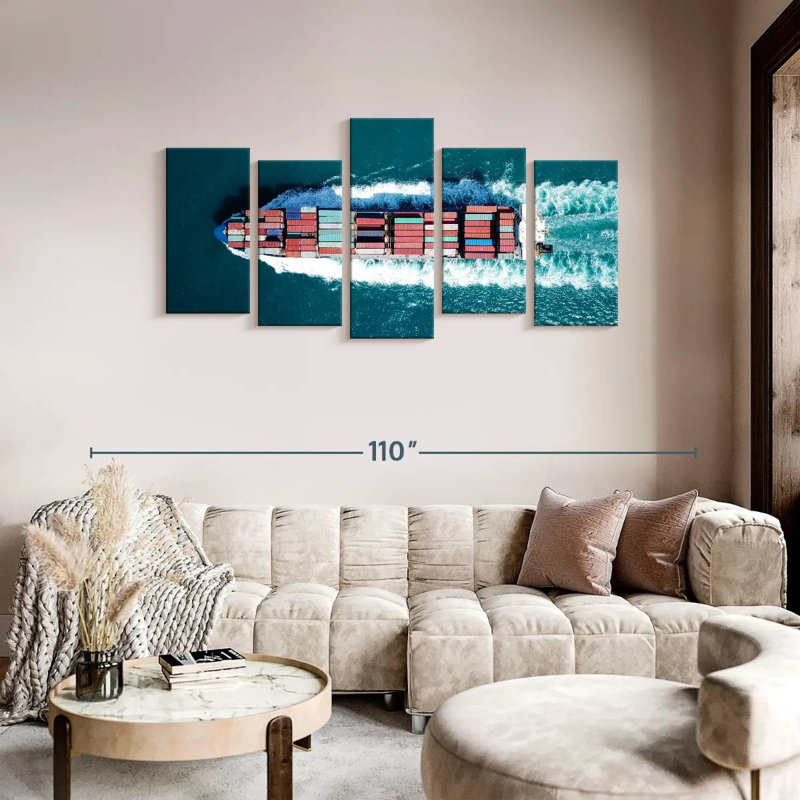 Mehar Metal Ship, 40" H x 80" W