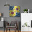 «Yellow Poppies On Blue» par Linda Woods-1515744995