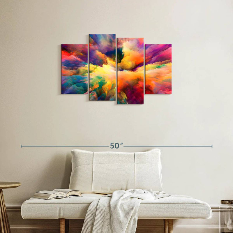 Nuage de couleur abstraite Avery