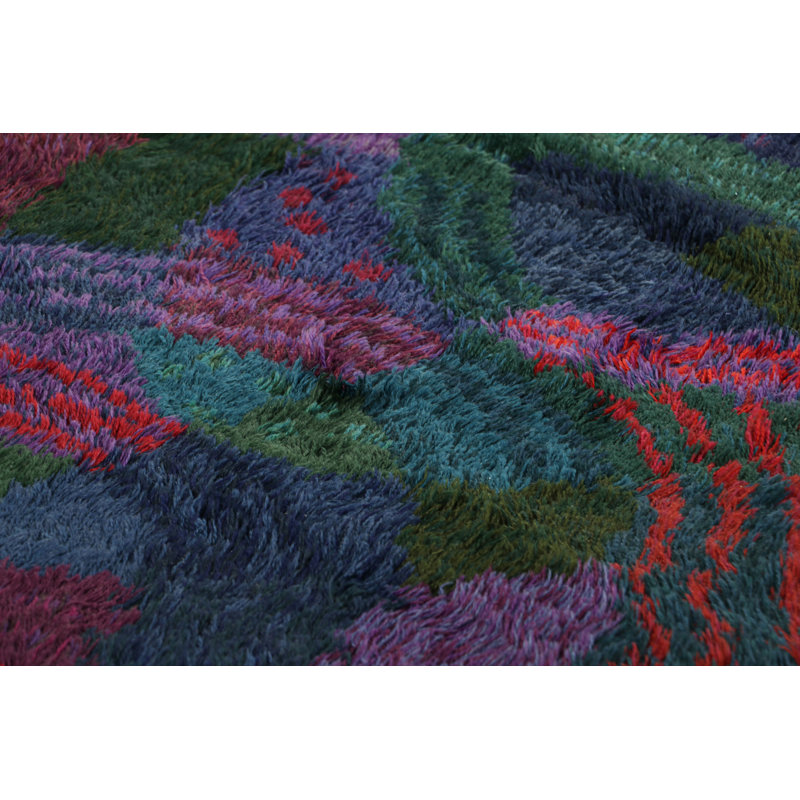 One-of-a-Kind 4’3x5’11 Hand Knotted Area Rug