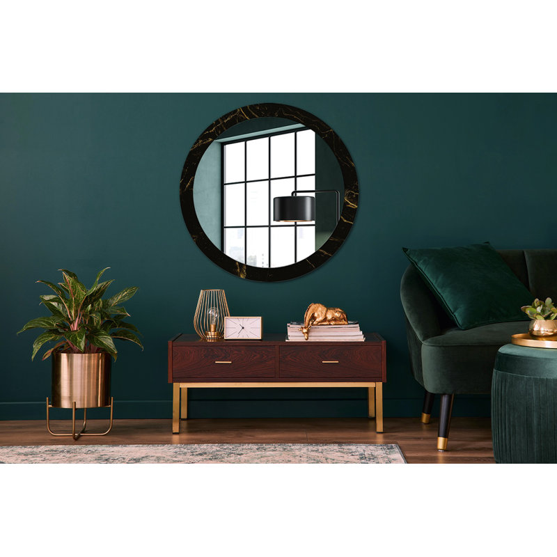 Huldar Glass Flat Wall Mirror