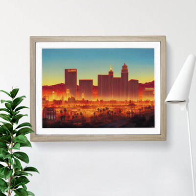 Las Vegas Skyline Vol.2 1 Piece Single Picture Frame Wall Art