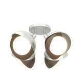 Brooklyn 4 - Light Double Shade Semi Flush Mount