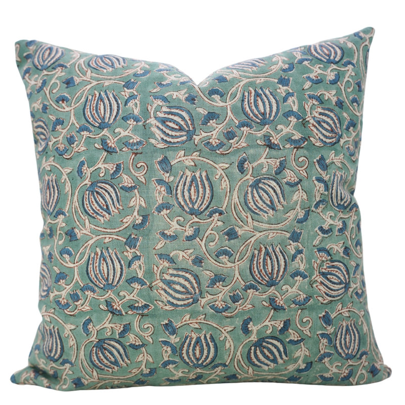 Housse de coussin en lin 6 pièces Fabaline, H 16 po x l 16 po, Square