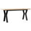 vidaXL Coffee Table Y-Frame Solid Wood Pine and Steel-106216058