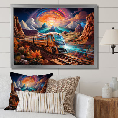 " Colorful Train From The Future II "