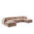 Rose 100% lin est en rupture de stock