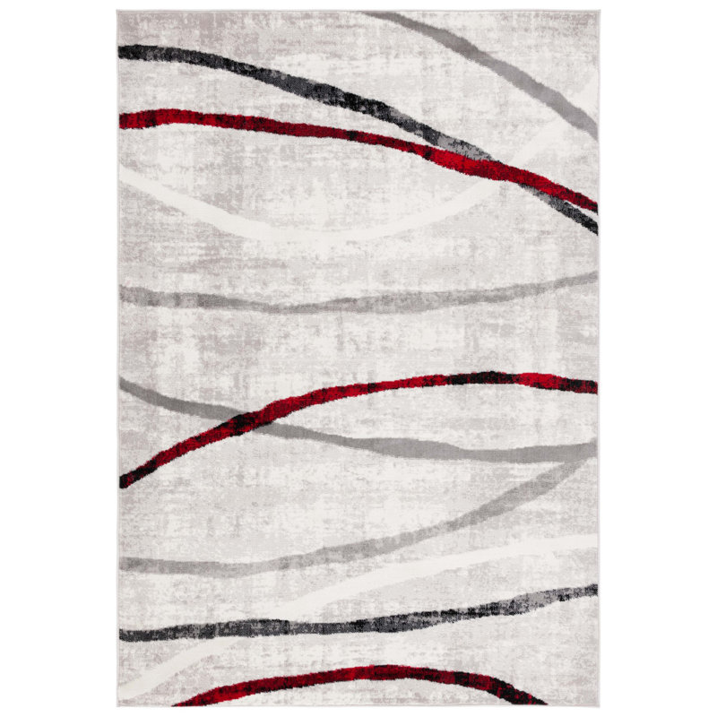 Tapis abstrait Skyler Performance, Rectangle 9 pi x 12 pi