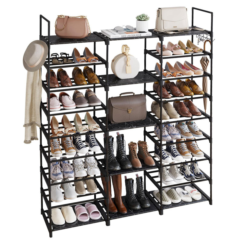 50 Pair Stackable Shoe Rack