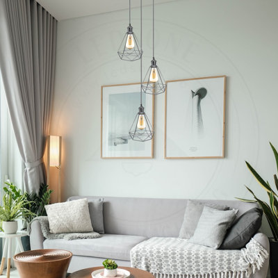Khaydence 3 - Light Chrome Cluster Pendant
